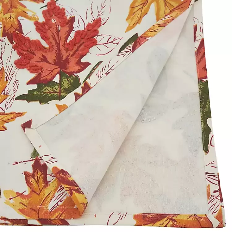 Autumn Foliage Outline Square Harvest Table Cloth>Kirklands Home Outlet