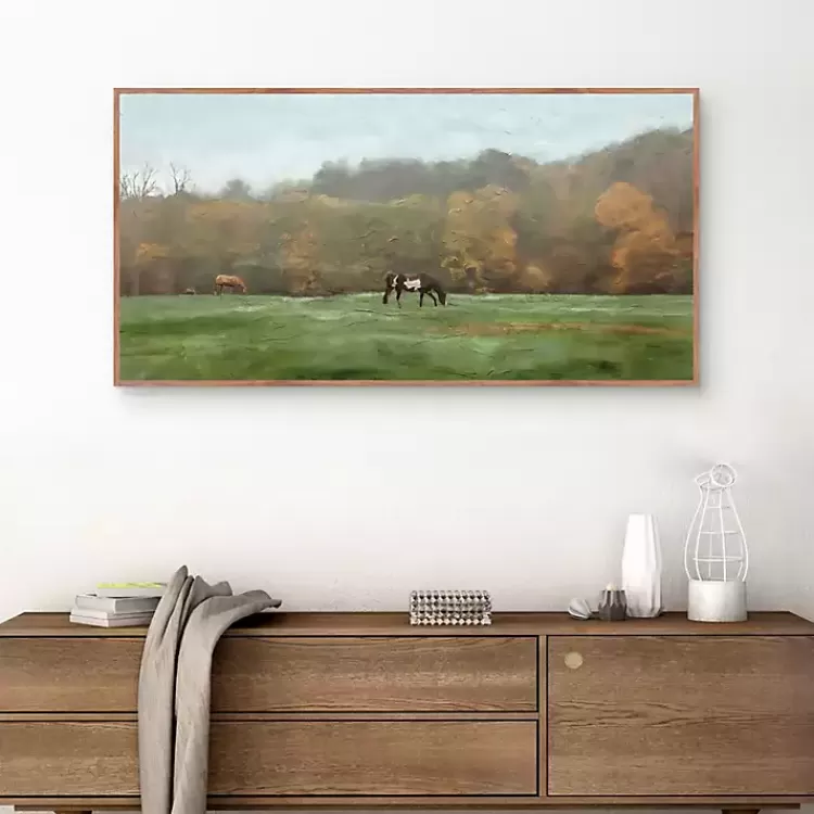 autumn_grazers_framed_art_print_3.webp Autumn Grazers Framed Art Print>Kirklands Home Sale