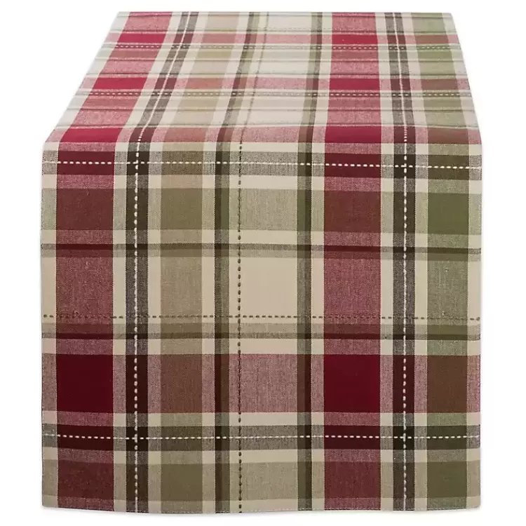 Autumn Harvest Plaid Table Runner>Kirklands Home Online
