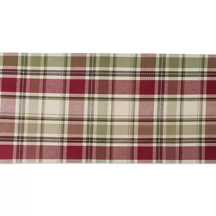 Autumn Harvest Plaid Table Runner>Kirklands Home Online