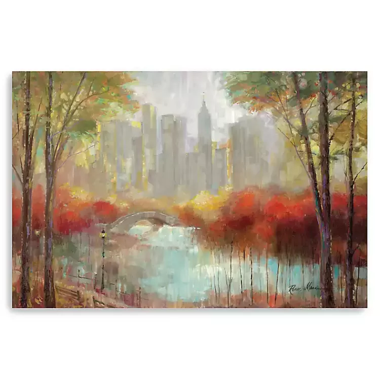 Autumn in the City Canvas Art Print, 60x40 in.>Kirklands Home Shop