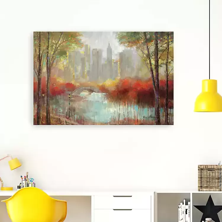 Autumn in the City Canvas Art Print, 60x40 in.>Kirklands Home Shop