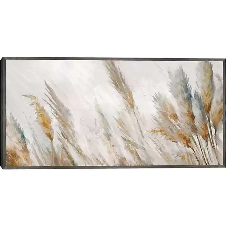 Autumn Reeds Framed Canvas Art Print>Kirklands Home Cheap
