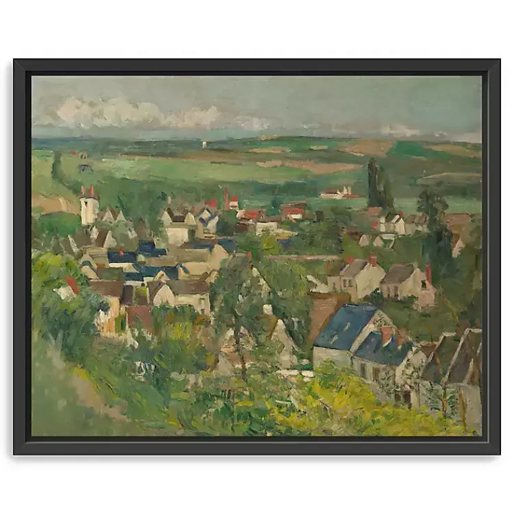 Auvers, Panoramic View Framed Canvas Art Print>Kirklands Home Fashion