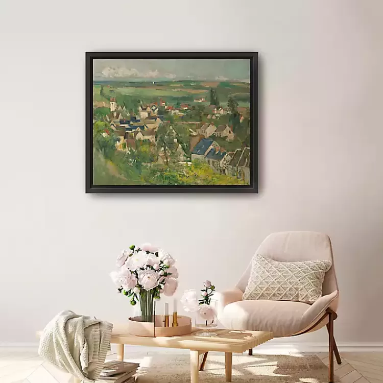Auvers, Panoramic View Framed Canvas Art Print>Kirklands Home Fashion