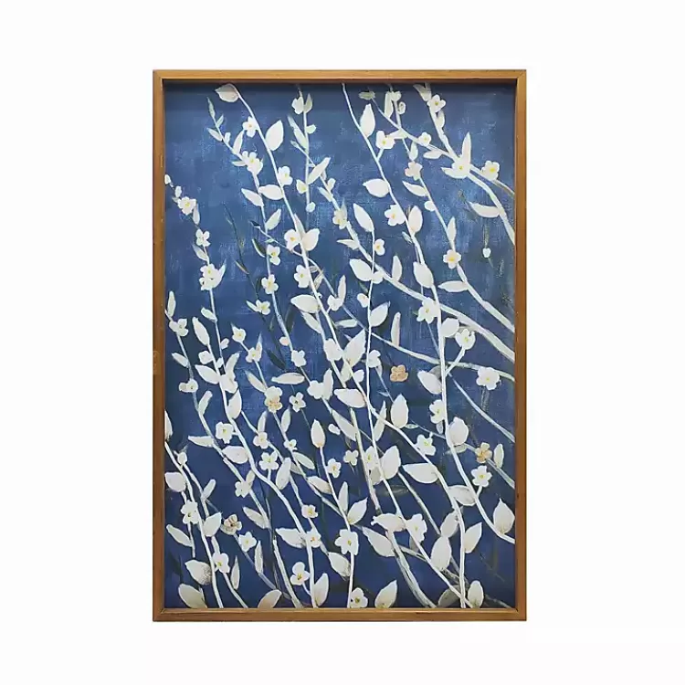 Azure Blooms Framed Canvas Art Print>Kirklands Home Shop