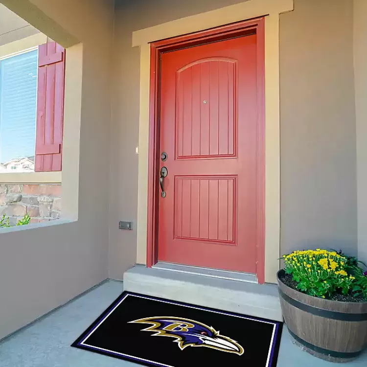 baltimore_ravens_area_rug_x_3.webp Baltimore Ravens Area Rug, 3x4>Kirklands Home Hot
