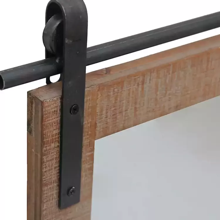 barn_door_mirror_with_shelf_2.webp Barn Door Mirror with Shelf>Kirklands Home Hot