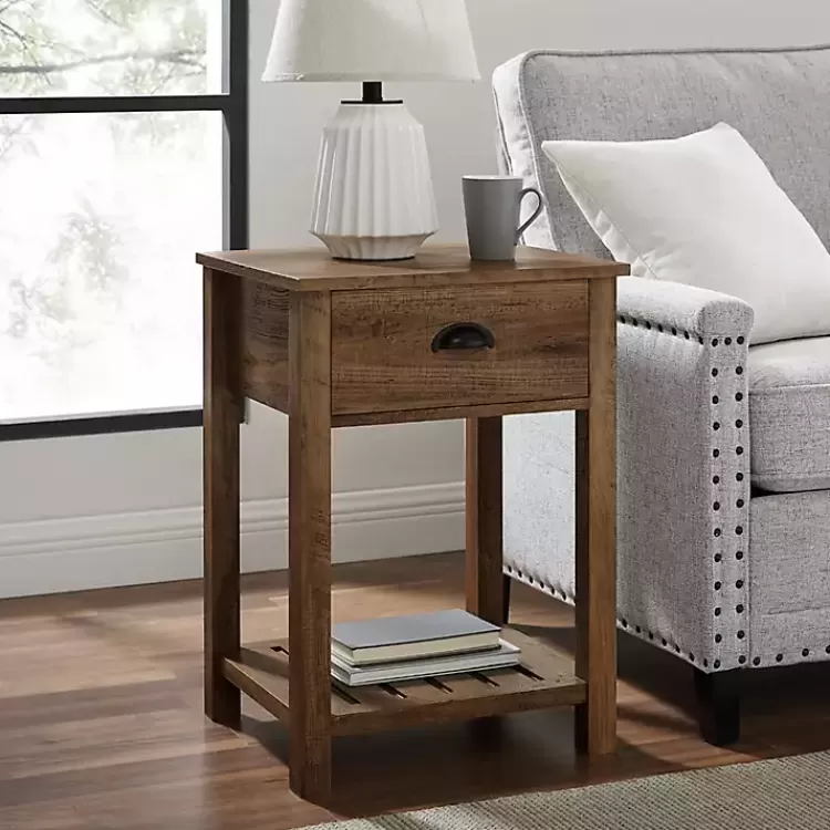 Barnwood Country Accent Table>Kirklands Home Cheap