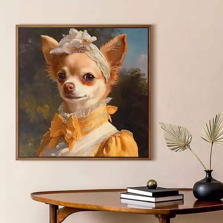 baroness_bonita_barkington_framed_art_print_3.webp Baroness Bonita Barkington Framed Art Print>Kirklands Home New