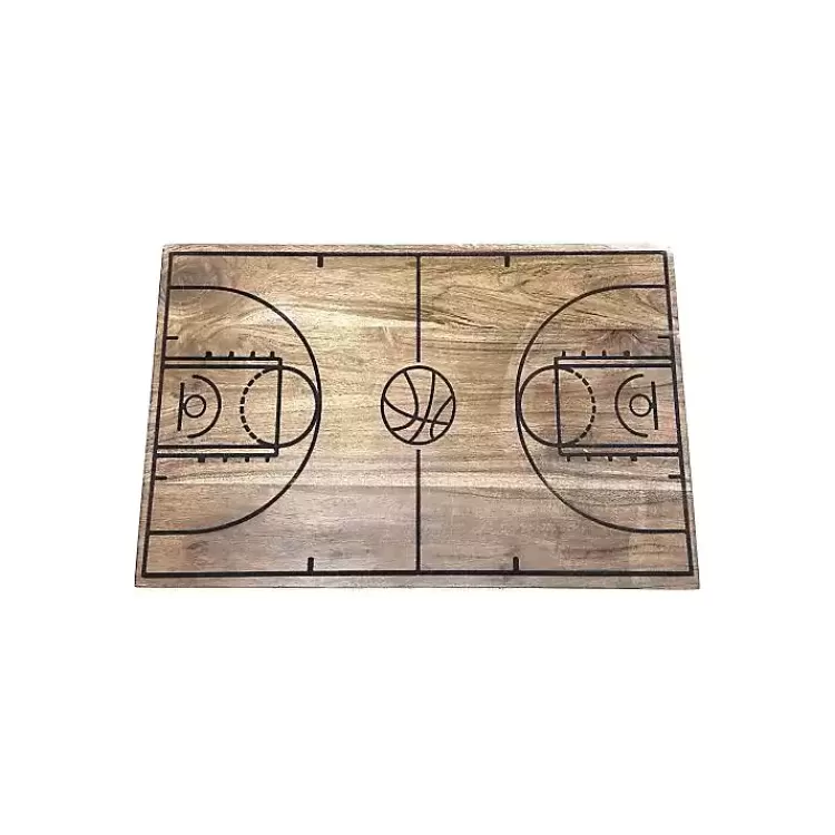 Basketball Court Wooden Serving Board>Kirklands Home Shop