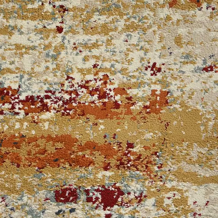 bastia_ivory_orange_accent_rug_x_7.webp Bastia Ivory Orange Accent Rug, 2x3>Kirklands Home Outlet