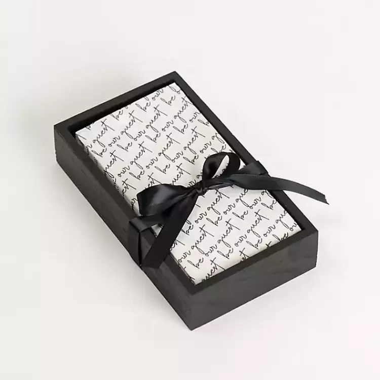 Be Our Guest Napkin and Napkin Holder Set>Kirklands Home Outlet