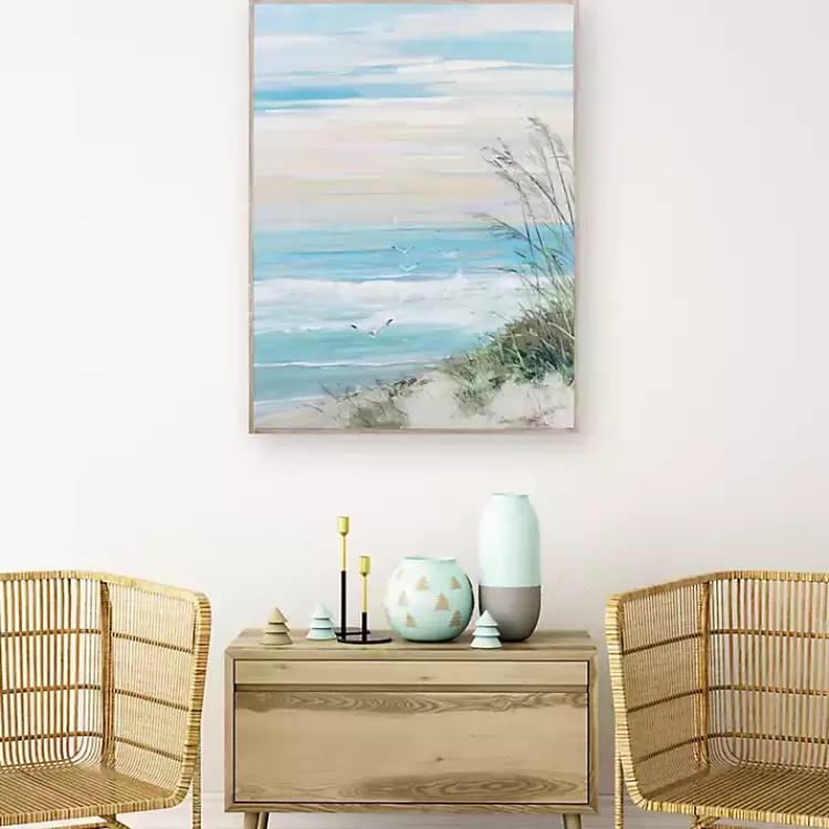 Beach at Dusk Framed Art Print by Sally Swatland>Kirklands Home Flash Sale