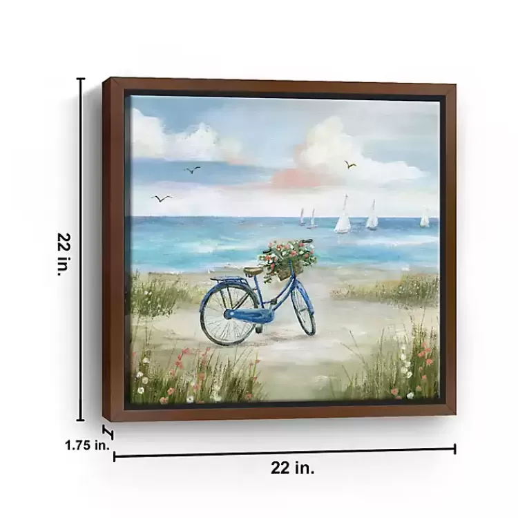 beach_bike_bliss_framed_canvas_art_print_2.webp Beach Bike Bliss Framed Canvas Art Print>Kirklands Home New