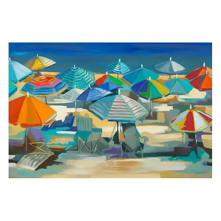 Beach Blanket Bingo Canvas Art Print>Kirklands Home Hot