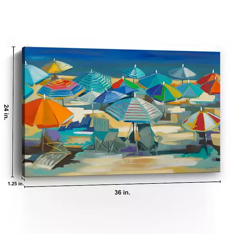 Beach Blanket Bingo Canvas Art Print>Kirklands Home Hot