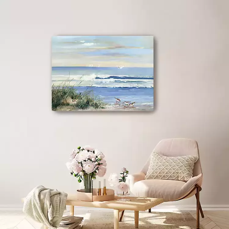 Beach Combers Coastal Canvas Wall Art>Kirklands Home New