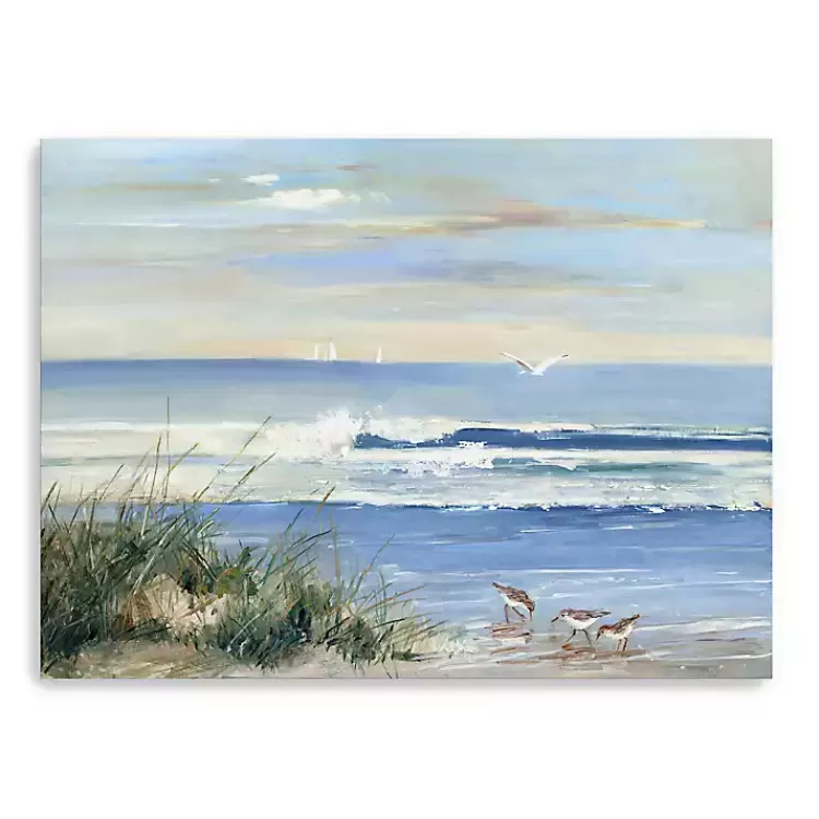 Beach Combers Coastal Canvas Wall Art>Kirklands Home New