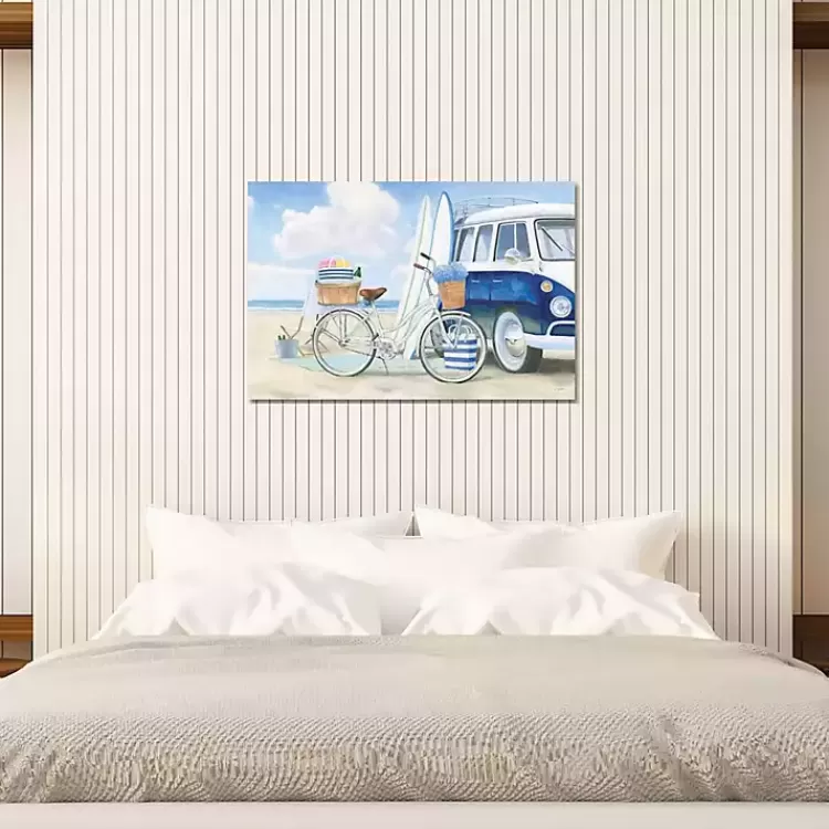 Beach Day Canvas Art Print>Kirklands Home Hot