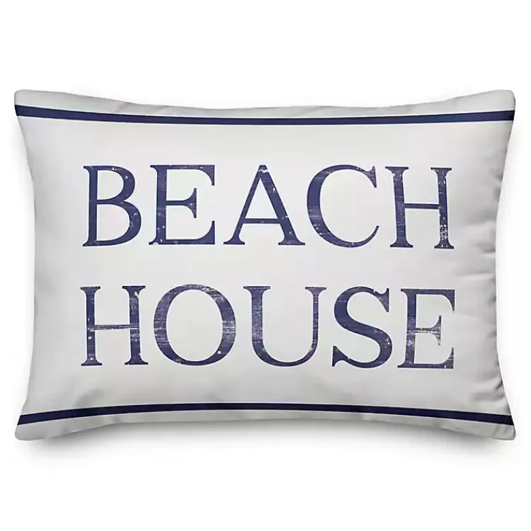 Beach House Outdoor Pillow>Kirklands Home Online