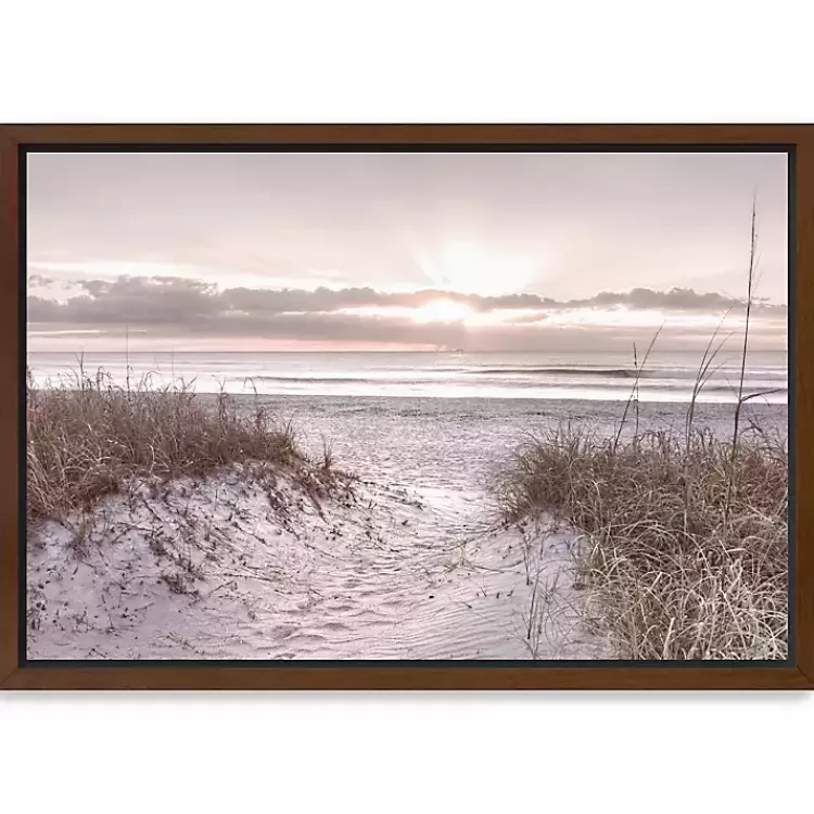 Beach Morning Blessing Framed Canvas Art Print>Kirklands Home Discount