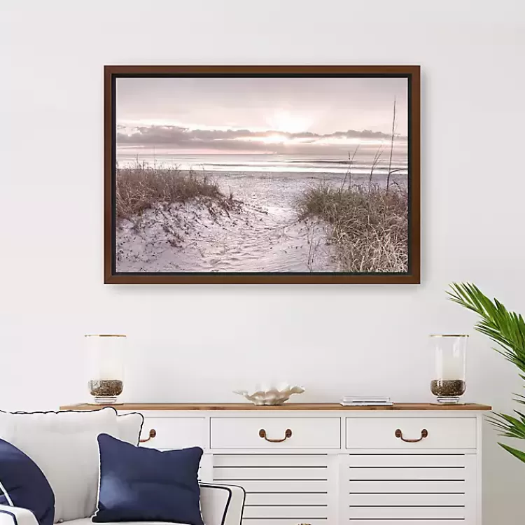 Beach Morning Blessing Framed Canvas Art Print>Kirklands Home Discount