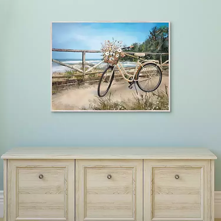 Beachside Ride Framed Canvas Art Print>Kirklands Home Online