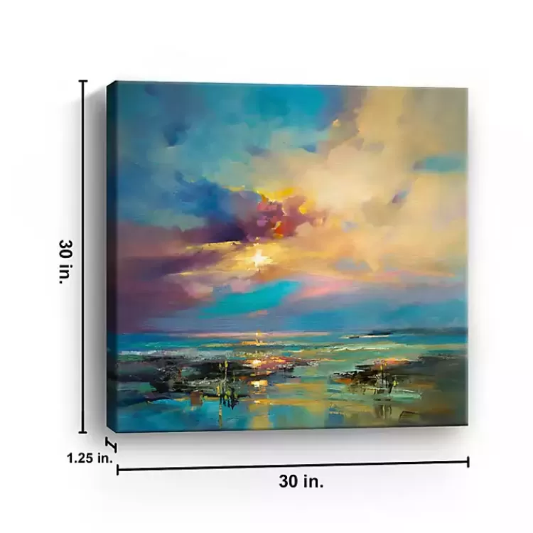 before_nightfall_canvas_art_print_x_in_3.webp Before Nightfall Canvas Art Print, 30x30 in.>Kirklands Home Fashion