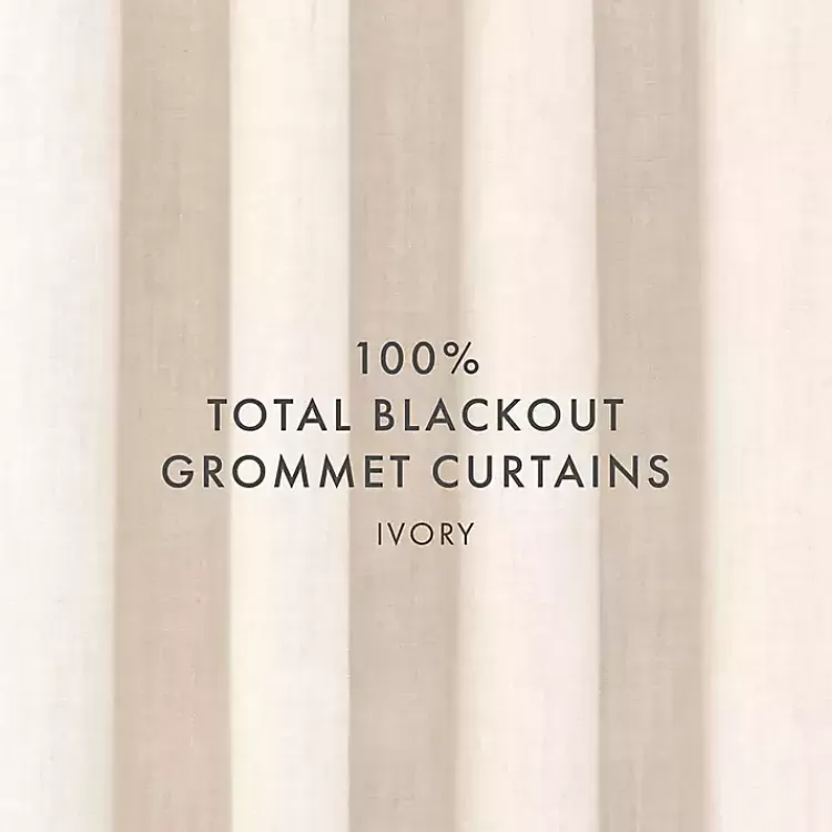 beige_blackout_curtains__in_4.webp Beige Blackout Curtains, 84 in.>Kirklands Home Outlet