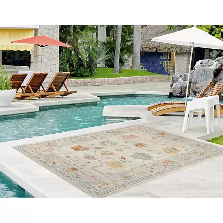 Beige Bohemian Area Rug, 7x9>Kirklands Home Online