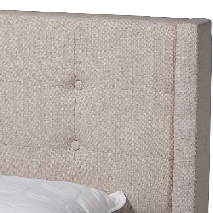 beige_button_tufted_headboard_full_platform_bed_3.webp Beige Button Tufted Headboard Full Platform Bed>Kirklands Home Cheap