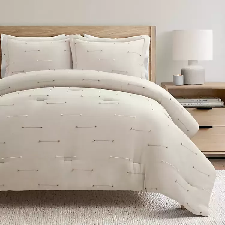 beige_clip_jacquard_pc_fullqueen_comforter_set_2.webp Beige Clip Jacquard 3-pc. Full/Queen Comforter Set>Kirklands Home Flash Sale