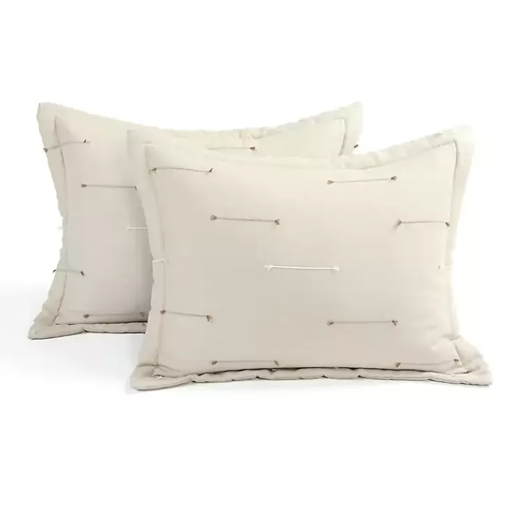beige_clip_jacquard_pc_fullqueen_comforter_set_4.webp Beige Clip Jacquard 3-pc. Full/Queen Comforter Set>Kirklands Home Flash Sale