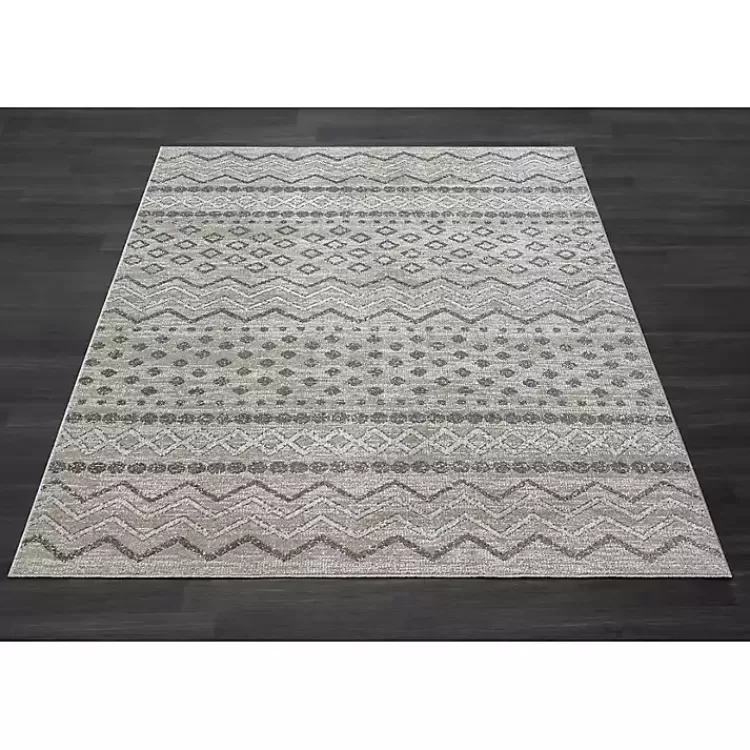 beige_geometric_stripe_washable_area_rug_x_8-1.webp Beige Geometric Stripe Washable Area Rug, 7x9>Kirklands Home Shop
