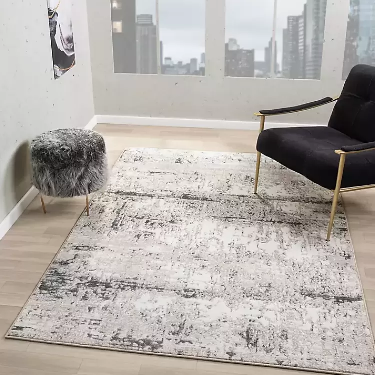 Beige Gray Indoor Area Rug, 7x9>Kirklands Home Discount