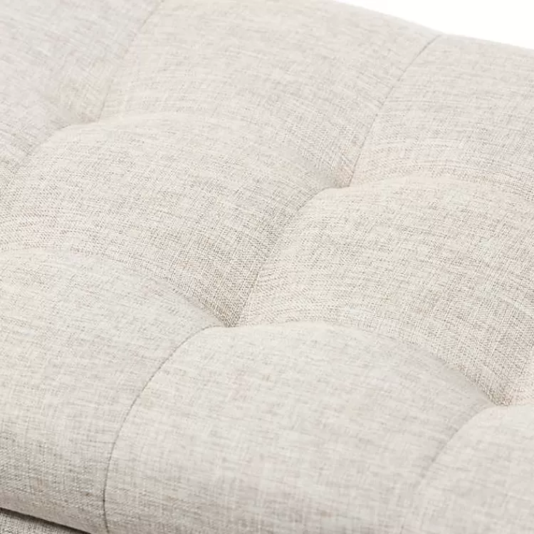 beige_gridtufted_contemporary_storage_bench_5.webp Beige Grid-Tufted Contemporary Storage Bench>Kirklands Home Shop
