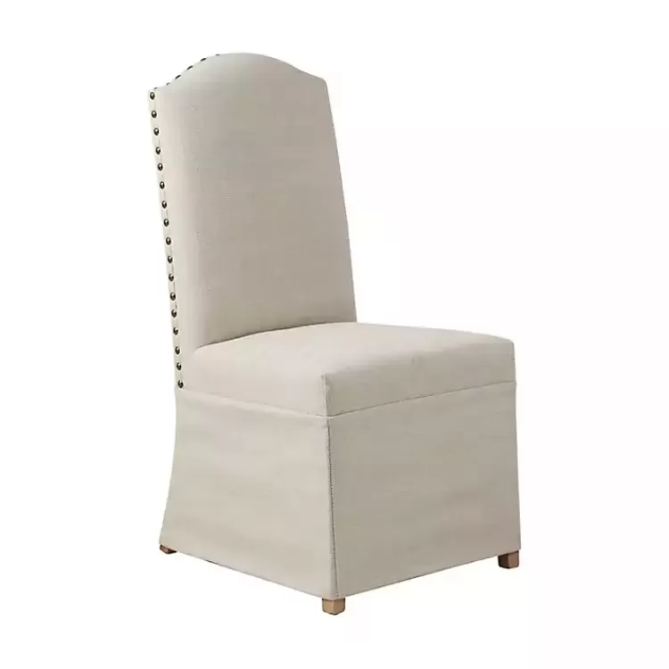 beige_high_back_skirted_dining_chairs_set_of__3.webp Beige High Back Skirted Dining Chairs, Set of 2>Kirklands Home Clearance