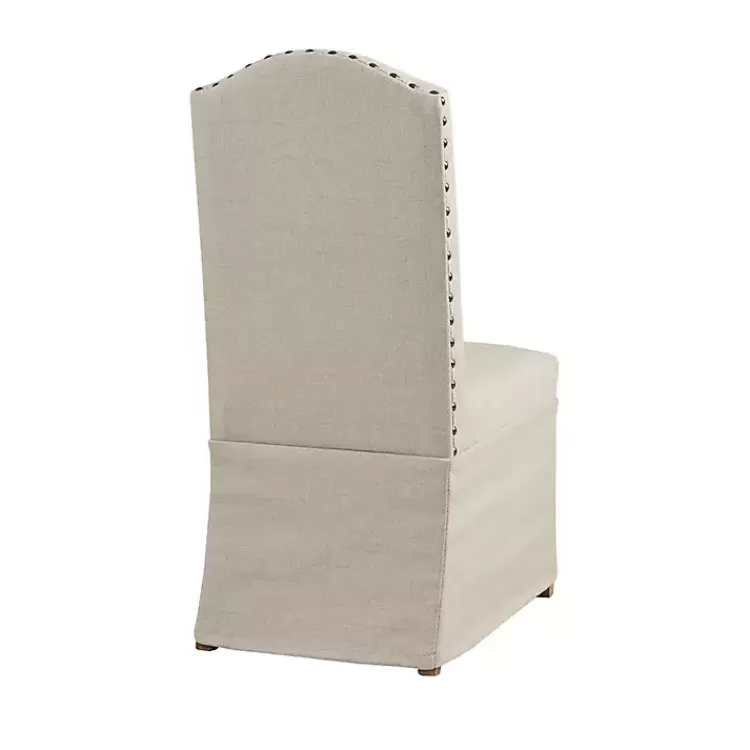 beige_high_back_skirted_dining_chairs_set_of__5.webp Beige High Back Skirted Dining Chairs, Set of 2>Kirklands Home Clearance