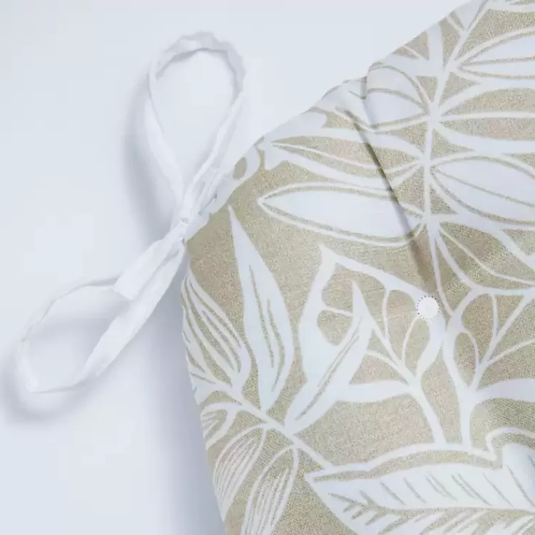 beige_leaves_tufted_pc_outdoor_cushions_2.webp Beige Leaves Tufted 2-pc. Outdoor Cushions>Kirklands Home Online
