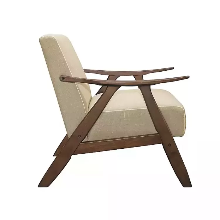 beige_midcentury_hazel_wood_frame_accent_chair_2.webp Beige Mid-Century Hazel Wood Frame Accent Chair>Kirklands Home Cheap