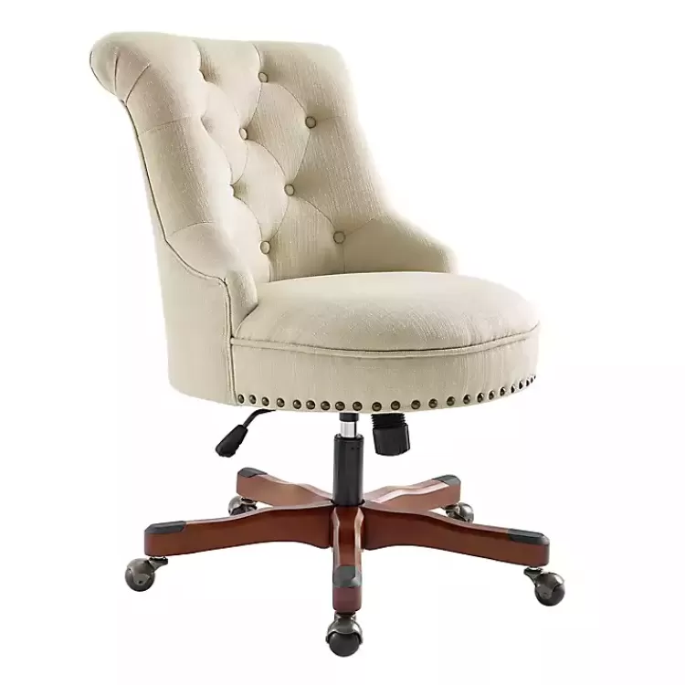 Beige Miller Tufted Office Chair>Kirklands Home Best