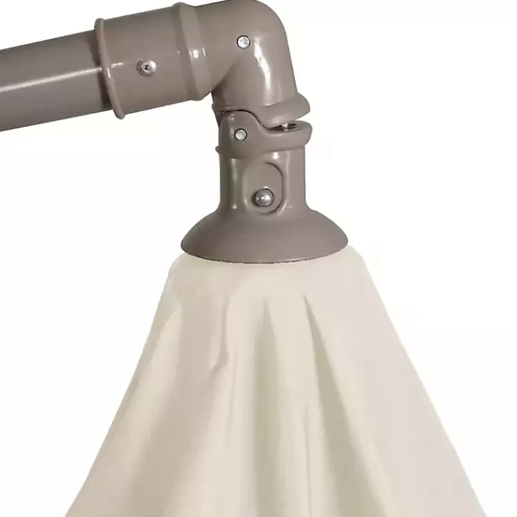 beige_offset_hand_crank_outdoor_umbrella_2.webp Beige Offset Hand Crank Outdoor Umbrella>Kirklands Home Cheap