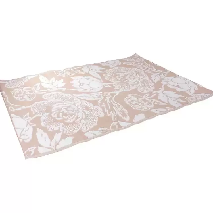 beige_roses_outdoor_area_rug_x_2.webp Beige Roses Outdoor Area Rug, 4x6>Kirklands Home Online