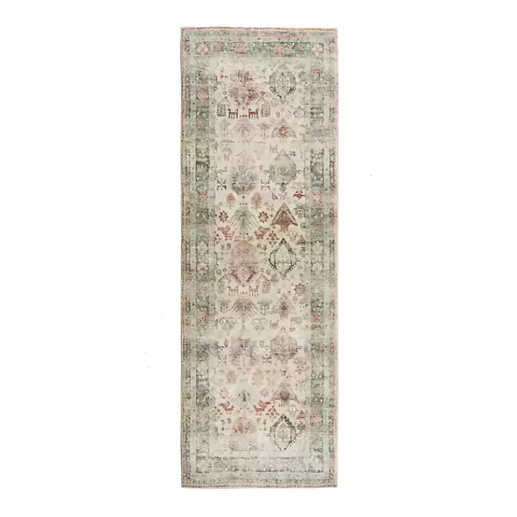 Beige Rosette Runner, 2x7>Kirklands Home Shop
