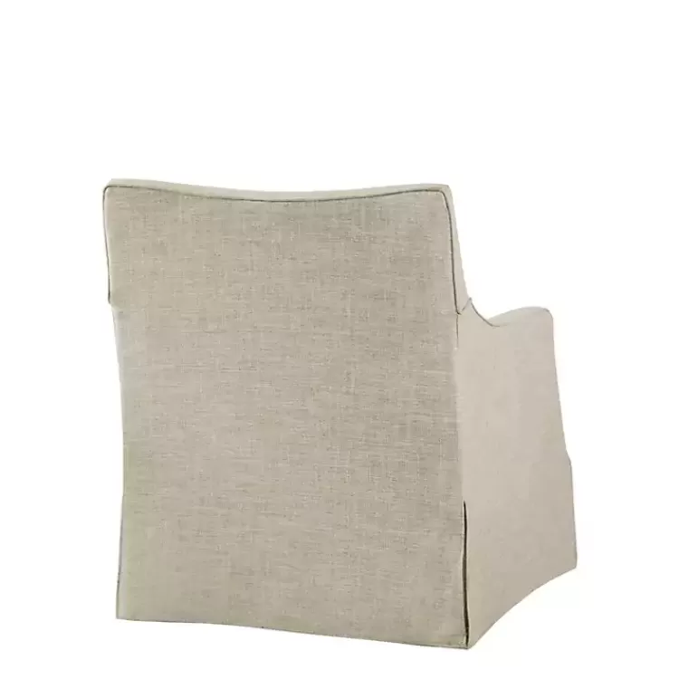 beige_skirted_swivel_martha_stewart_accent_chair_4.webp Beige Skirted Swivel Martha Stewart Accent Chair>Kirklands Home Outlet