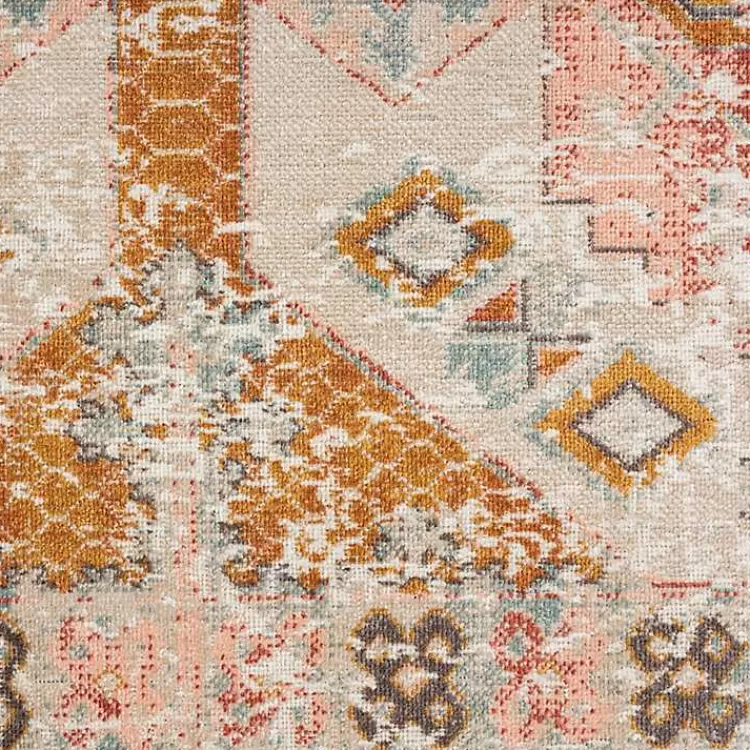 Beige Southwestern Mosaic Outdoor Area Rug, 5x7>Kirklands Home Flash Sale
