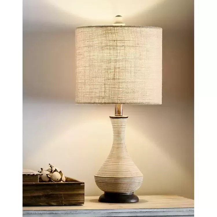 beige_stripes_curved_table_lamp_4.webp Beige Stripes Curved Table Lamp>Kirklands Home Best