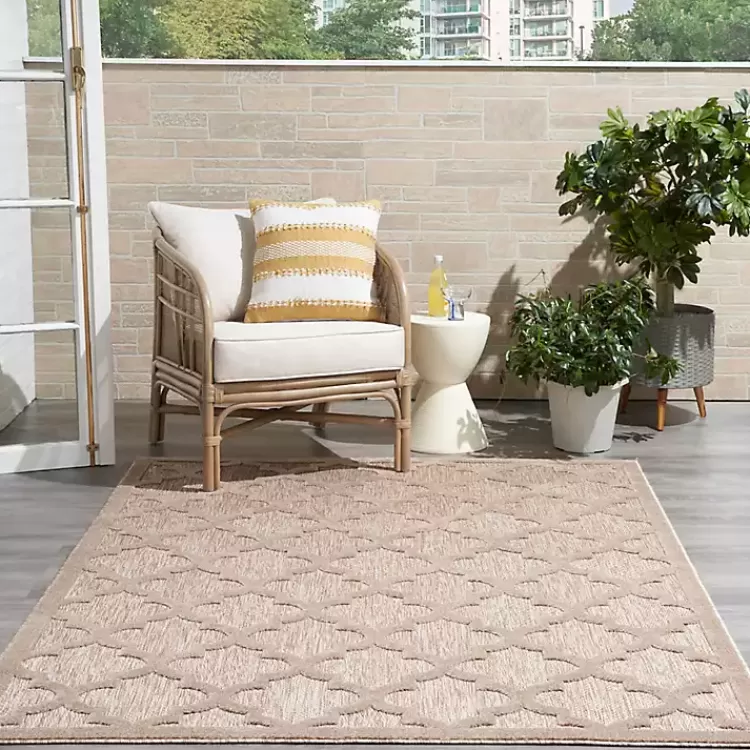 beige_trellis_indooroutdoor_area_rug_x_8.webp Beige Trellis Indoor/Outdoor Area Rug, 6x9>Kirklands Home Sale