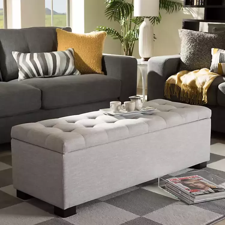 beige_tufted_contemporary_storage_bench_7.webp Beige Tufted Contemporary Storage Bench>Kirklands Home Sale